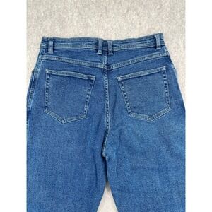 Vintage Bill Blass Womens Jeans Size 12 Blue High Rise Tapered Stretch Mom‎